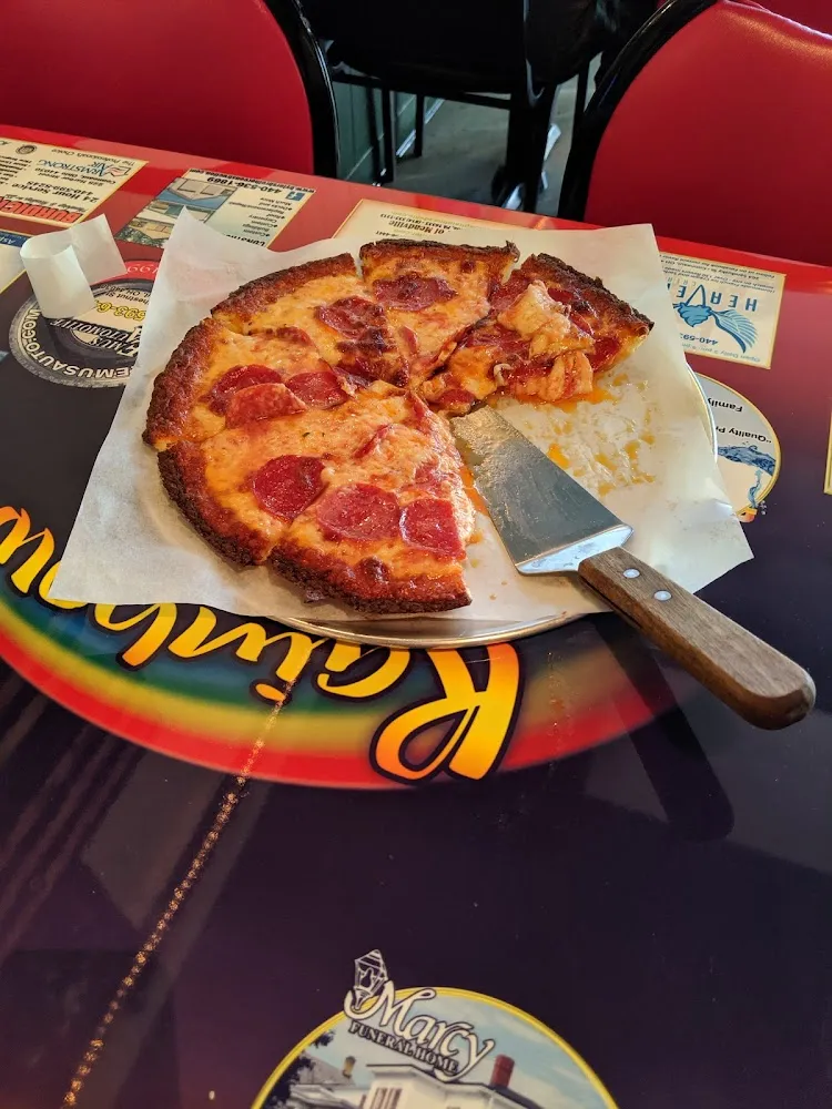 Medium Pepperoni Pizza with Extra Cheese