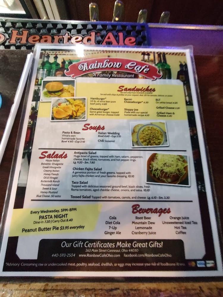 Rainbow Cafe Menu image 4